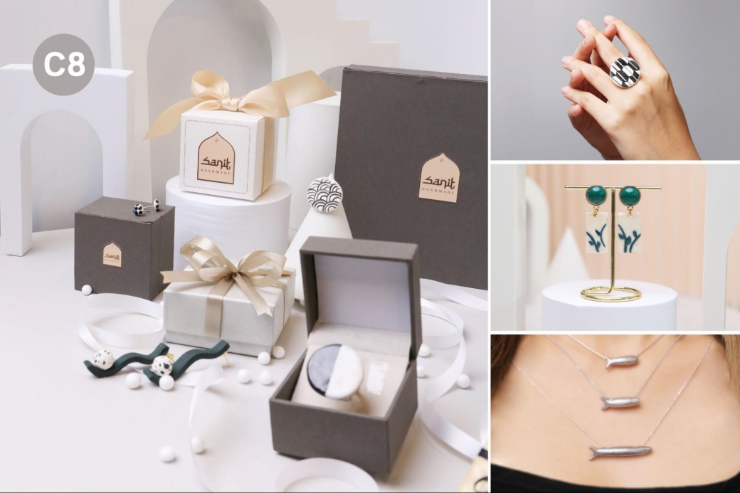 ผลงานการทำ Ceramic Jewelry ของนักเรียน